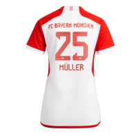 Bayern Munich Thomas Muller #25 Replica Home Shirt Ladies 2023-24 Short Sleeve